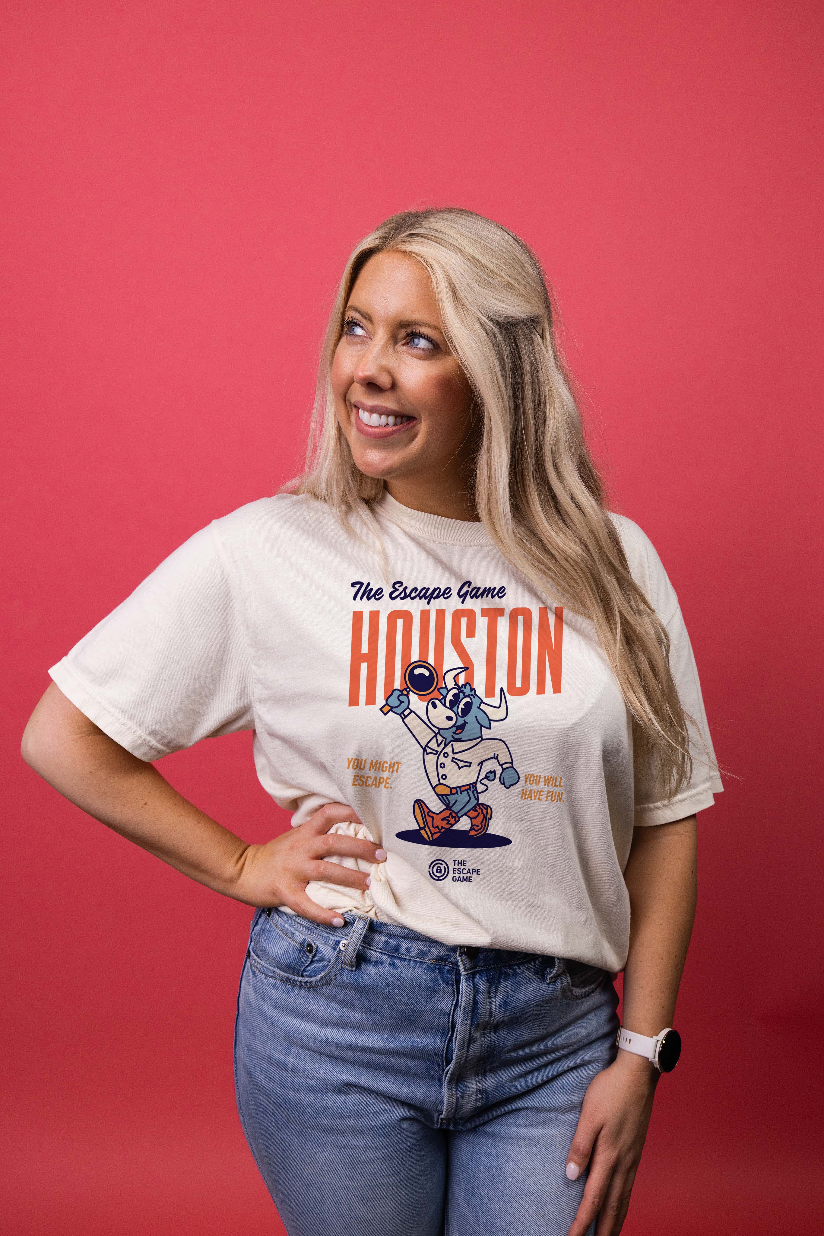 Houston Rivalry Merch Houston Bull Tee – The Escape Game