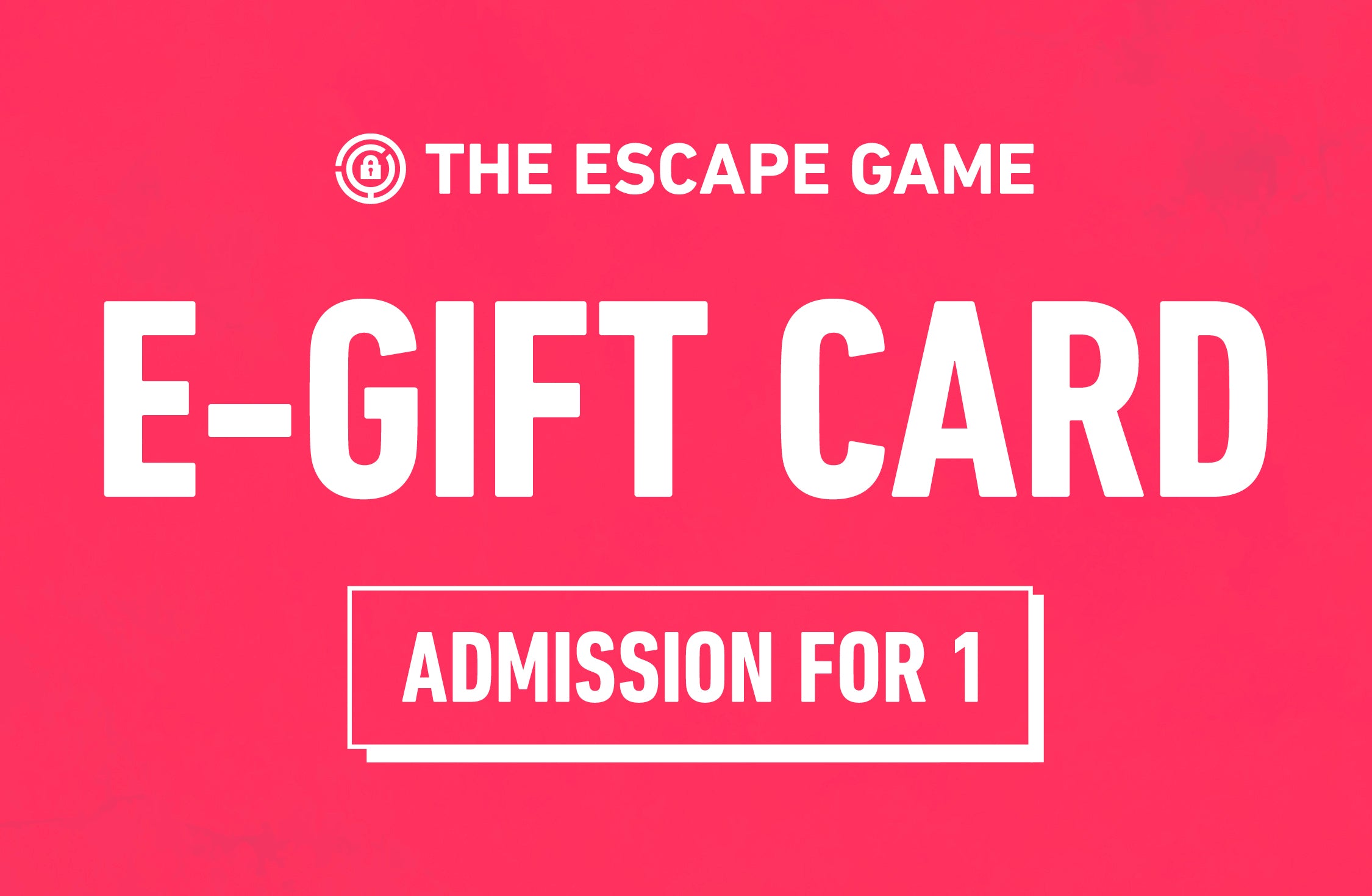 The Escape Game Gift Card!