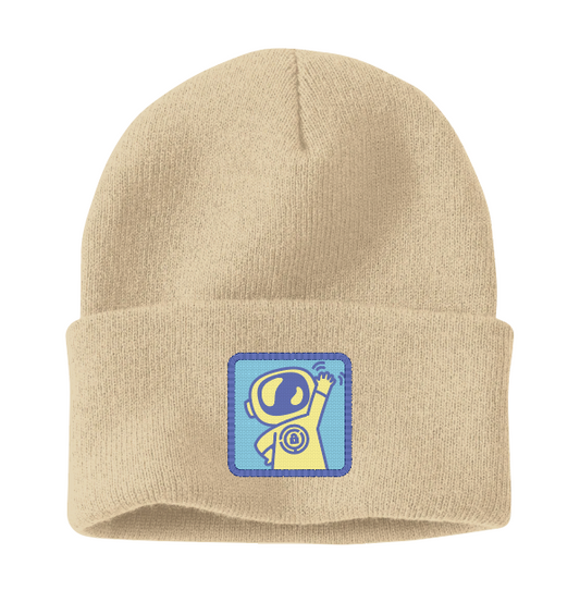 Beige Beanie