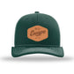 Green Leather Hat