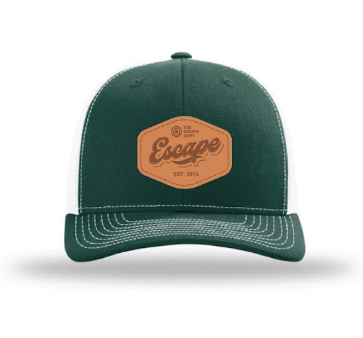 Green Leather Hat